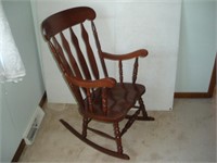 Wooden Rocking Chair  43 inches tall
