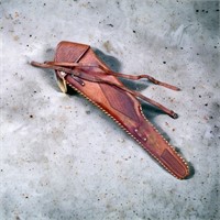 Vintage Eubanks Leather Rifle Scabbard 24