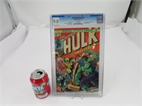 Incredible HULK #181 , comic book gradé CGC 9.0 ,