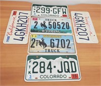 (6) License Plates