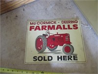 farmall tractor sold here sign