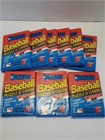 1989 Donruss Baseball Unopened Packs (9)