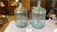 Vintage Five Gallon Glass Water Jugs