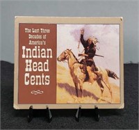 Display of Three Indian Head Cents