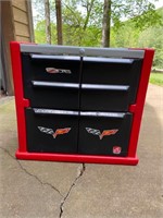 Step 2 Black Corvette Kids Toybox Chest Cabinet
