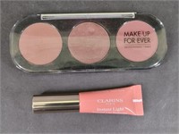 Makeup Forever Trio Palate & Clarins Lip Perfector
