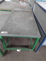 2 Timber Top Mobile Set Down Benches