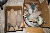 Duck Decoys 10 Total; Various stages of Wear