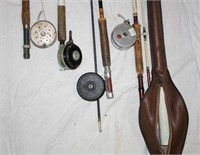 Fly Rod and Reels (4 each) 1 Carrying Case