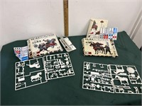 Aoshima 1:35 Japan History Miniature Model Kit Lot