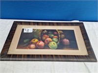 Picture Of Fruit In Wooden Frame