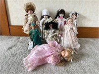 Vintage repro collectible China Dolls