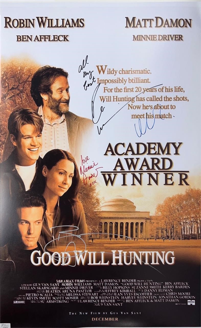 Autograph COA Good Will Hunting Poster