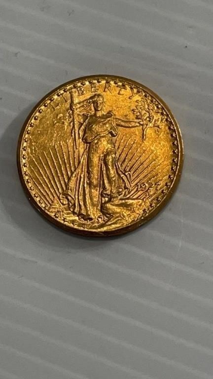 1927 BU 20.00 Gold Coin 1oz