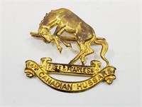 14th Canadian Hussars Canadian Cap Badge