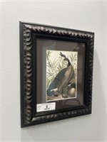 3 Framed Decorator Bird Prints