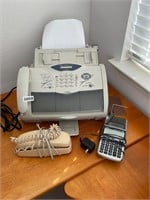Fax/phone/copier-  phone, calculator