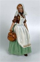 Royal Doulton signed "The Milkmaid" Figurine