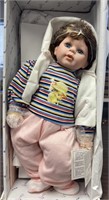 19IN. DUCK HOUSE PORCELAIN DOLL NAMED MOLLY