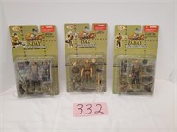 Lot of 3 World War 2 D-Day Toy Figures