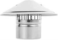 Cone Top Chimney Cap 6 inch Stainless Steel