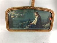 (2) 1920s religious prints in gilt wood frames