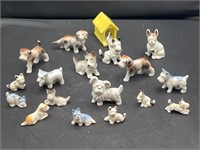 Vintage dogs Japan miniature