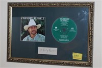 FRAMED RECORD BY CLIFFORD RUSSELL "MEMORIES" ALSO