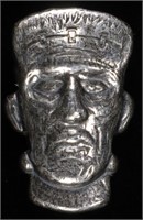 (1) 1.5 OZ .999 SILVER FRANKENSTEIN HEAD