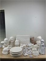 Lot of ready to paint ceramics