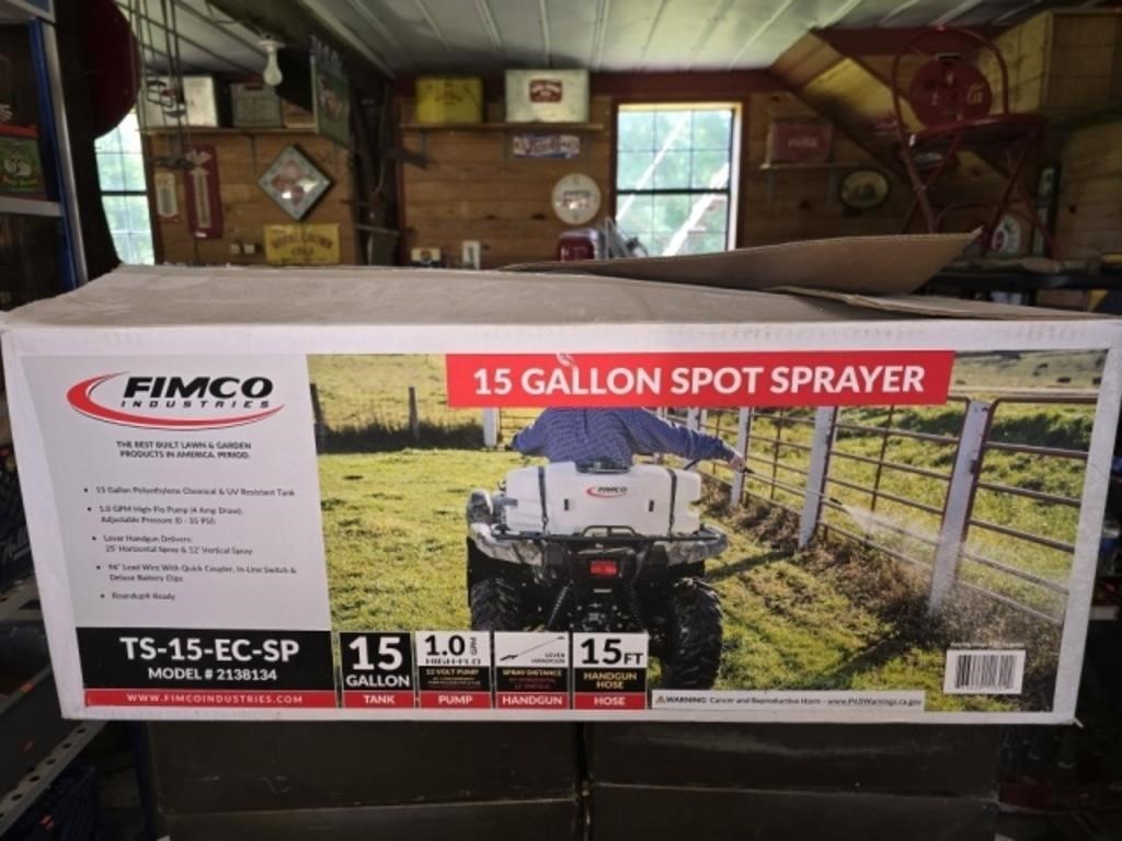 Fimco 15 Gallon Spot Sprayer with Box
