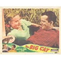 The Big Cat 1949 original vintage lobby card