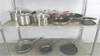 Large Lot Assorted Cookware