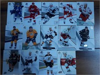 14 cartes de hockey des joueurs des canadiens de