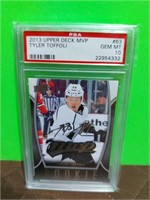 Tyler Toffoli Rookie PSA 10 MVP SCRIPT