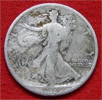 1916 Walking Liberty Silver Half Dollar