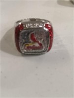 ST LOUIS CARDS CHAMPIONSHIP RING-  MOLSON BEER