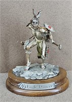 Eagle Dancer Pewter Sculpture by Don Polland