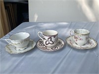 Vintage Germany & Limoges Tea Cup Saucer