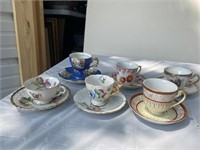 Vintage Occupied Japan & Japan Tea Cup Saucers