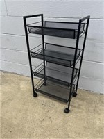 Rolling Wire Basket Shelf