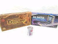 2 jeux de table dont Daragon, Sea Battle