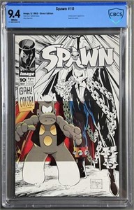 CBCS 9.8 Spawn 10 Cerebus Cover Appearance