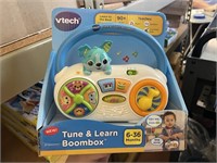 v-tech tune and learn boom box