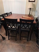 TABLE & 4 CHAIRS BAR HEIGHT