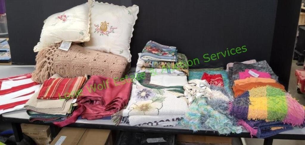 Crochet Blanket, Scarves, Throw Pillows & More