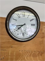 WALL CLOCK WITH TEMP AND HUMIDITY