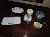 Collection of Dresser Trays & Trinket Boxes