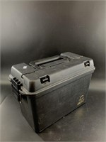 Steel ammunition cannister contained within larger