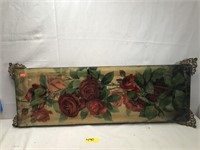 Rose Print In Vintage Frame